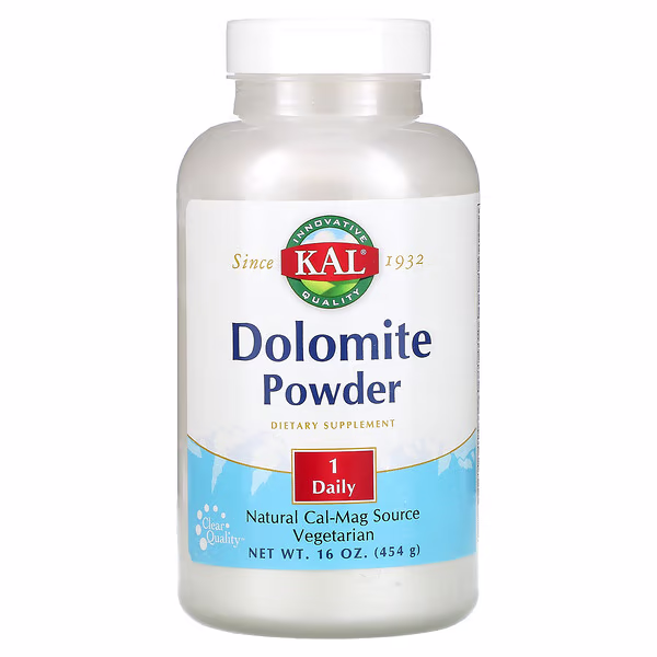 KAL, Dolomite Powder, 16 oz (454 g)