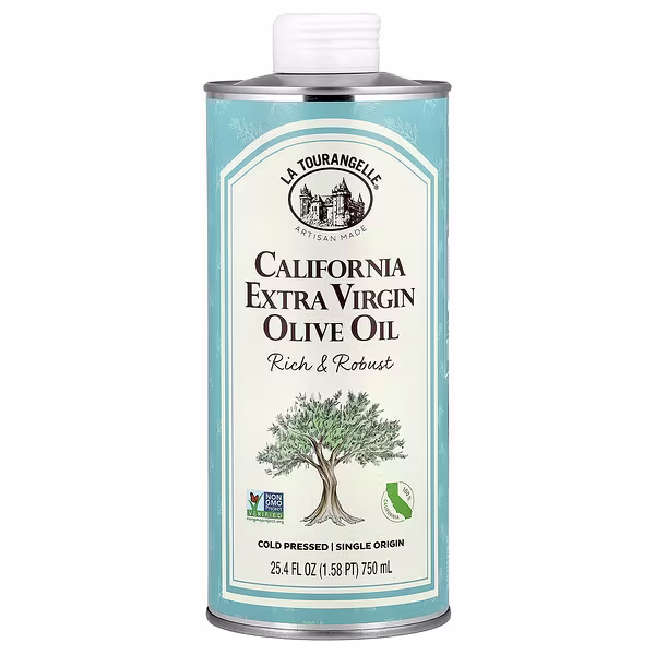 La Tourangelle, California Extra Virgin Olive Oil, Rich & Robust, 25.4 fl oz (750 ml)