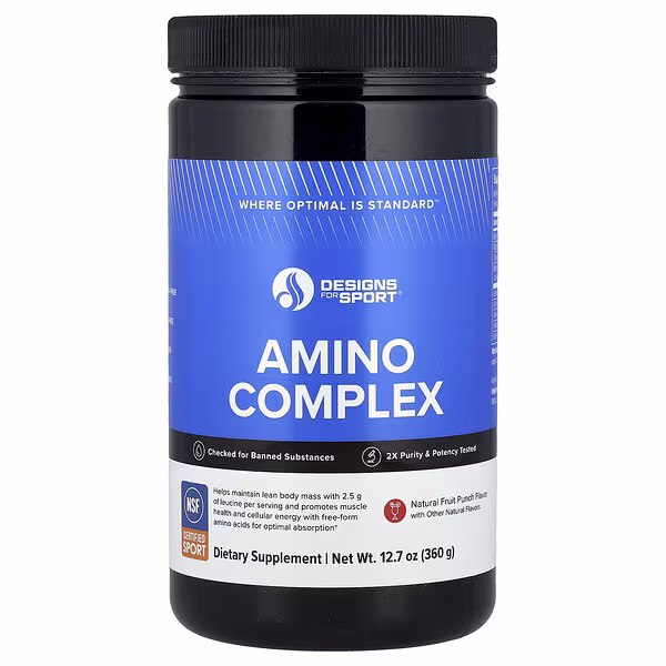 Designs For Health, Designs for Sport®, Amino Complex, Fruit Punch, 12.7 oz (360 g)