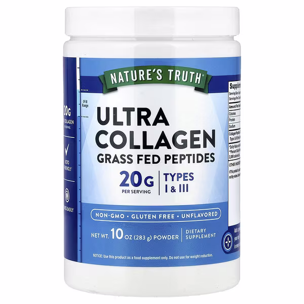 Nature's Truth, Ultra Collagen Powder, Unflavored, 10 oz (283 g)