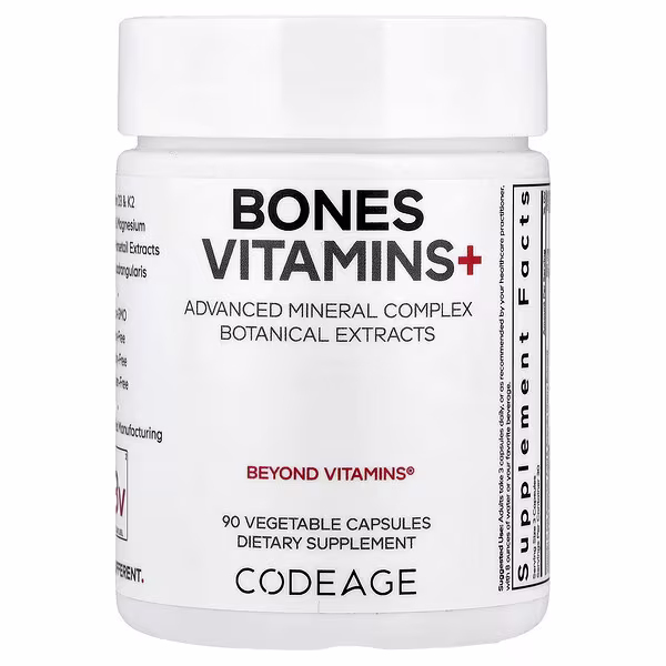 Codeage, Bones Vitamins+, 90 Vegetable Capsules