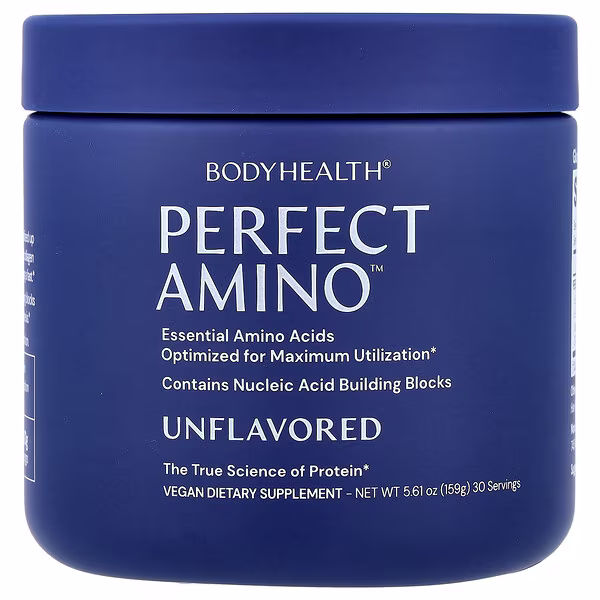 BodyHealth, Perfect Amino™, Unflavored, 5.61 oz (159 g)