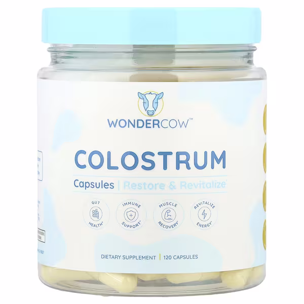 Wondercow, Colostrum , 120 Capsules