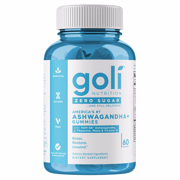 Goli Nutrition, Ashwagandha+ Gummies, 60 Gummies