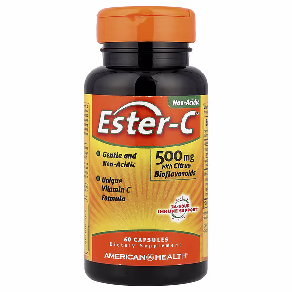 American Health, Ester-C® with Citrus Bioflavonoids, 60 Capsules
