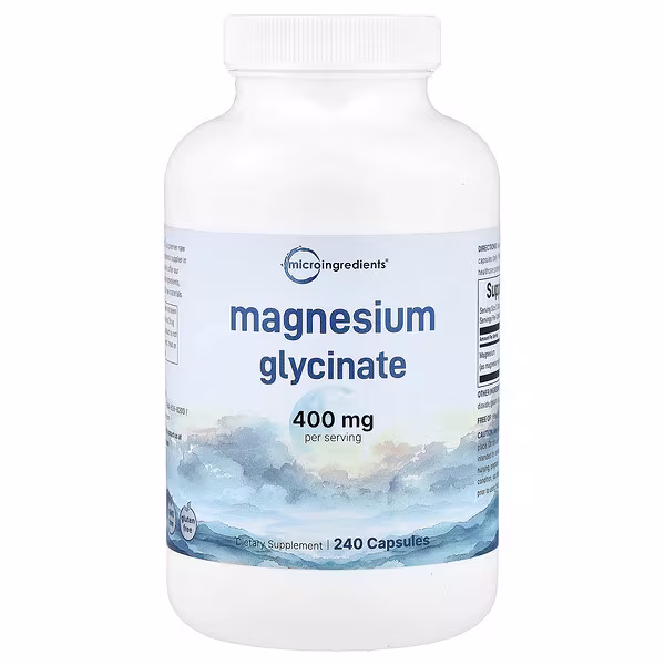 Micro Ingredients, Magnesium Glycinate, 240 Capsules (133 mg per Capsule)