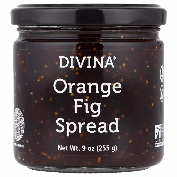 Divina, Orange Fig Spread, 9 oz (255 g)