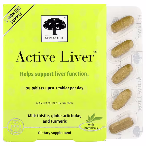 New Nordic, Active Liver™, 90 Tablets