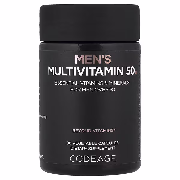 Codeage, Men's Multivitamin 50, 30 Vegetable Capsules