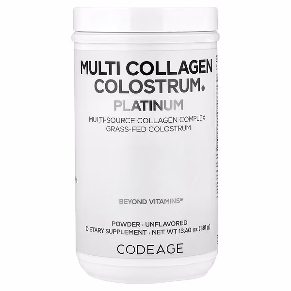 Codeage, Multi Collagen Colostrum Platinum, Unflavored, 13.4 oz (381 g)