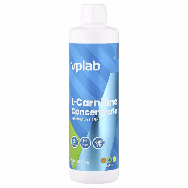 Vplab, L-Carnitine Concentrate, Tropical, 16.9 fl oz (500 ml)