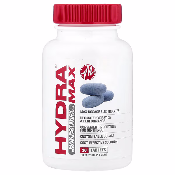 Metabolic Nutrition, HydraMAX™, Max Potency, 30 Tablets