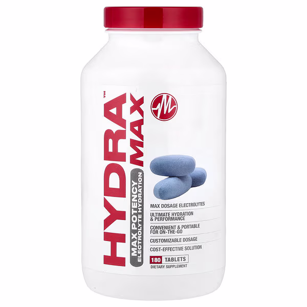 Metabolic Nutrition, HydraMAX™, Max Potency, 180 Tablets