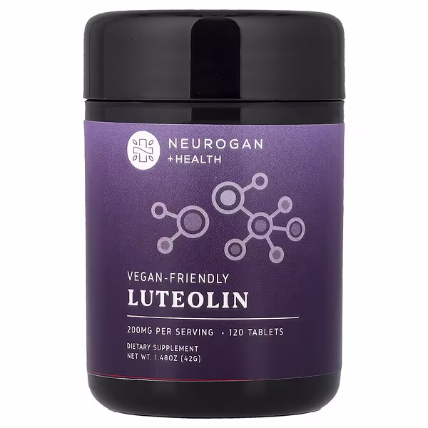 Neurogan Health, Luteolin, 120 Tablets (100 mg per Tablet)