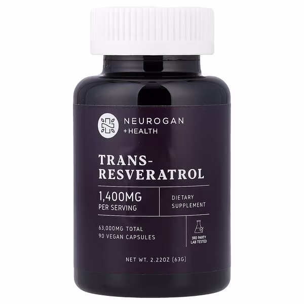 Neurogan Health, Trans-Resveratrol, 90 Vegan Capsules (700 mg per Capsule)