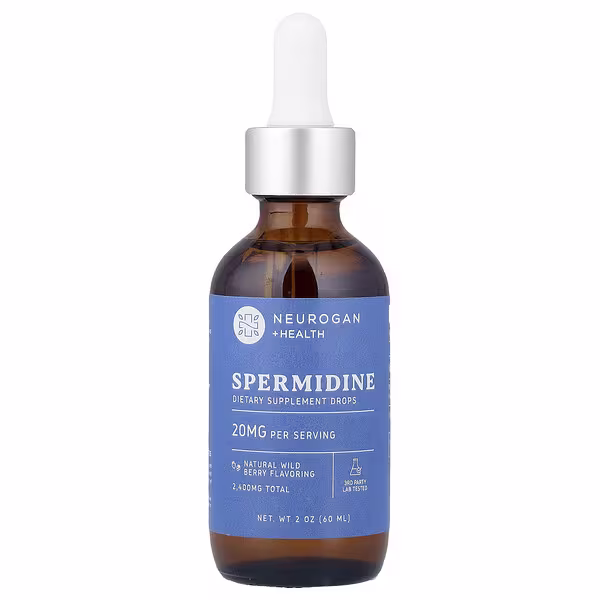 Neurogan Health, Spermidine Drops, Wild Berry, 20 mg, 2 oz (60 ml)