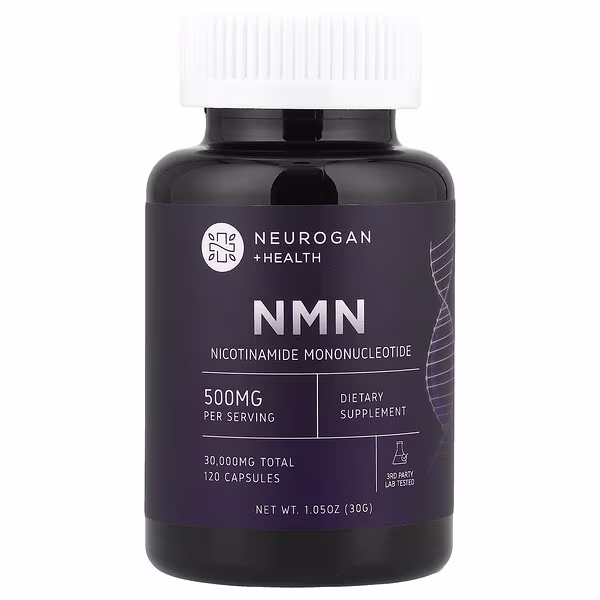 Neurogan Health, NMN, 120 Capsules (250 mg per Capsule)