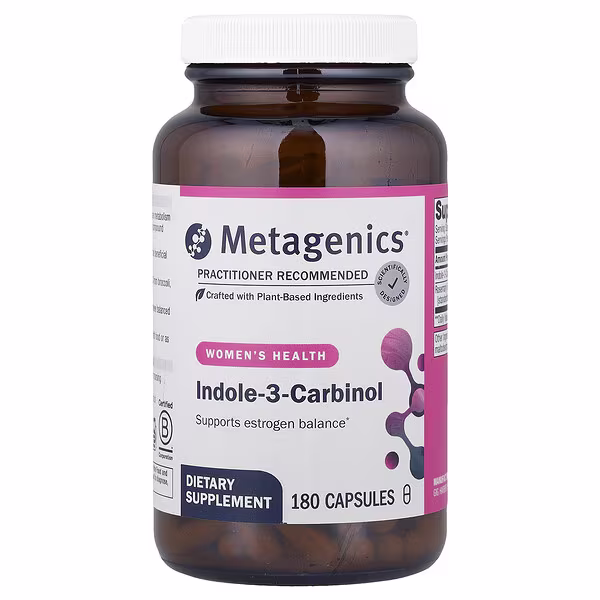 Metagenics, Women's Health, Indole-3-Carbinol, 180 Capsules