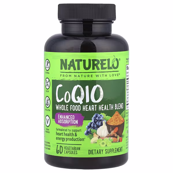 NATURELO, CoQ10, 60 Vegetarian Capsules