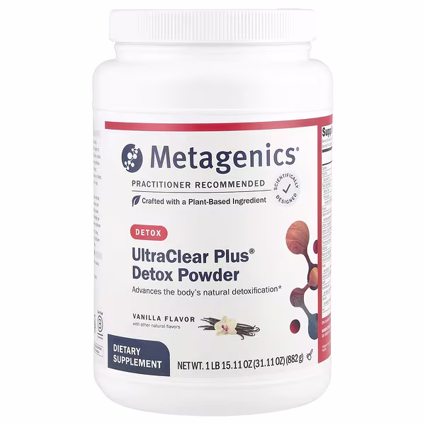 Metagenics, UltraClear Plus® Detox Powder, Vanilla, 31.11 oz (882 g)