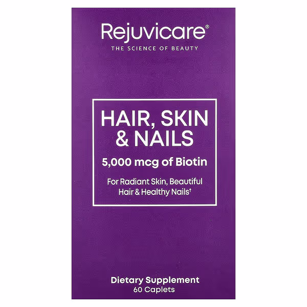 Rejuvicare, Hair, Skin & Nails, 60 Caplets