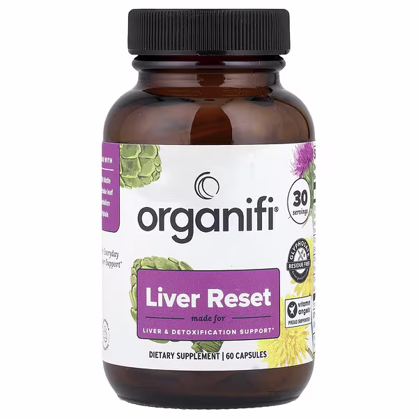 Organifi, Liver Reset, 60 Capsules