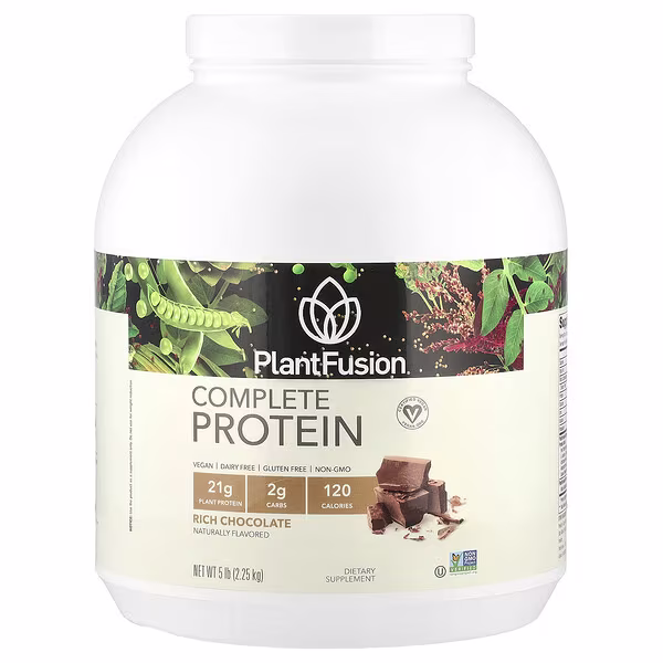 PlantFusion, Complete Protein, Rich Chocolate, 5 lb (2.25 kg)