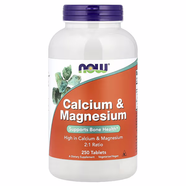NOW Foods, Calcium & Magnesium, 250 Tablets