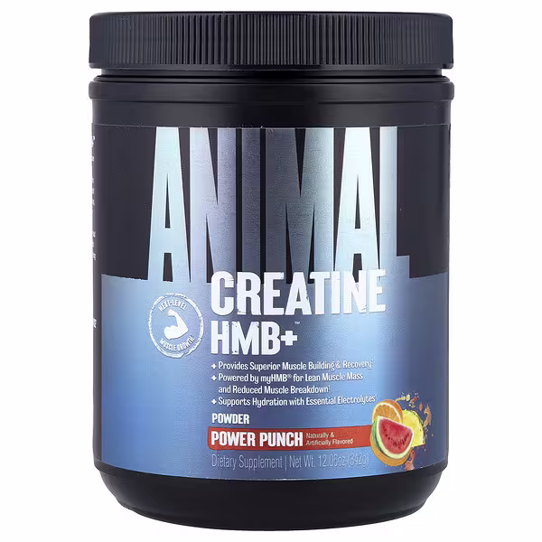 Animal, Creatine HMB+™ Powder, Power Punch, 12.06 oz (342 g)