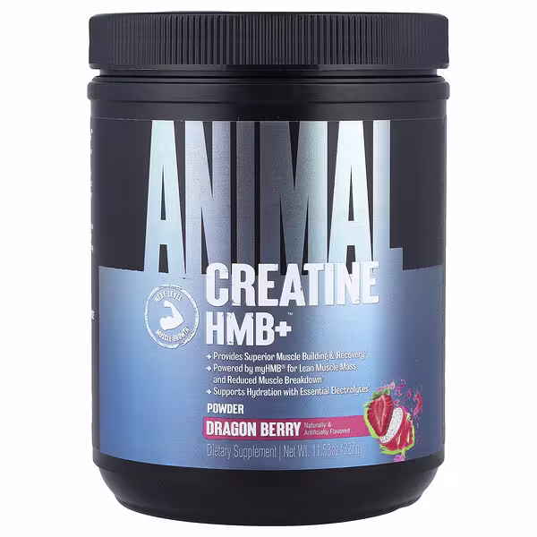 Animal, Creatine HMB+™ Powder, Dragon Berry, 11.53 oz (327 g)
