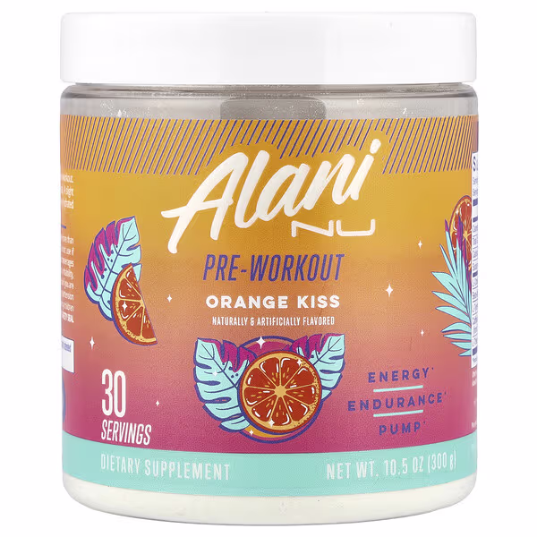 Alani Nu, Pre-Workout, Orange Kiss, 10.5 oz (300 g)