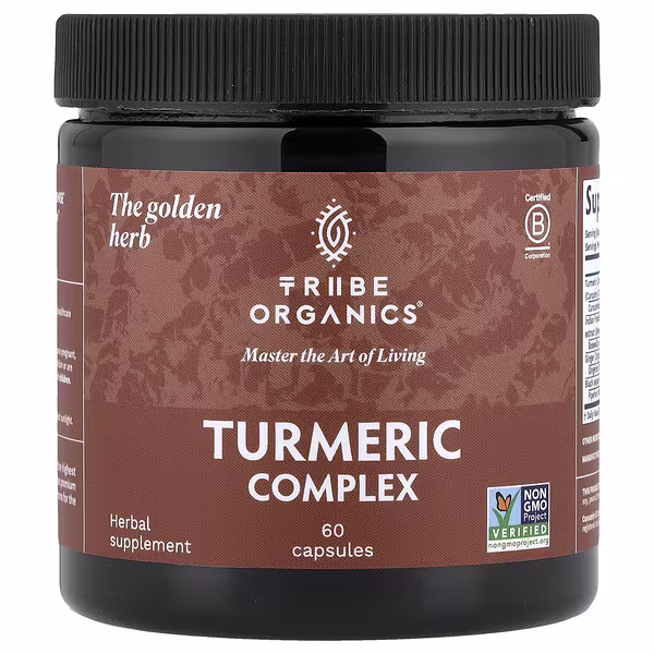 Tribe Organics, Turmeric Complex, 60 Capsules