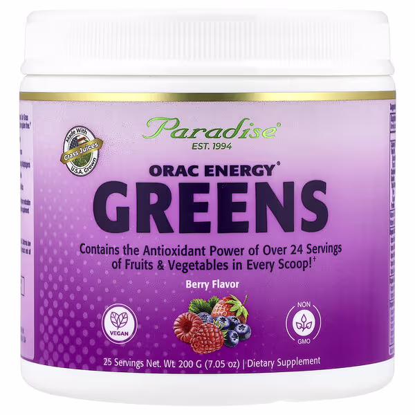 Paradise Herbs, ORAC Energy® Greens, Berry, 7.05 oz (200 g)