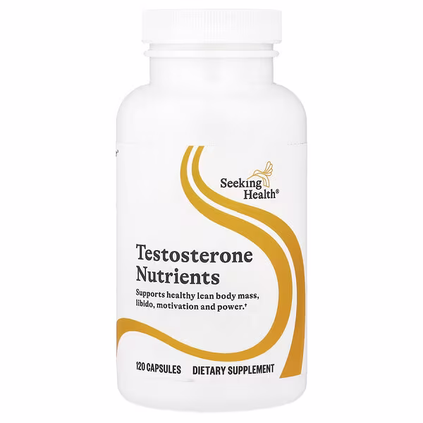 Seeking Health, Testosterone Nutrients, 120 Capsules