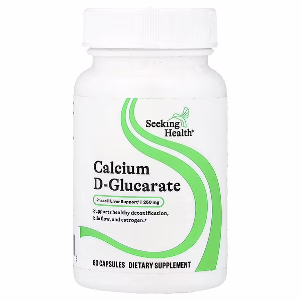 Seeking Health, Calcium D-Glucarate, 250 mg, 60 Capsules