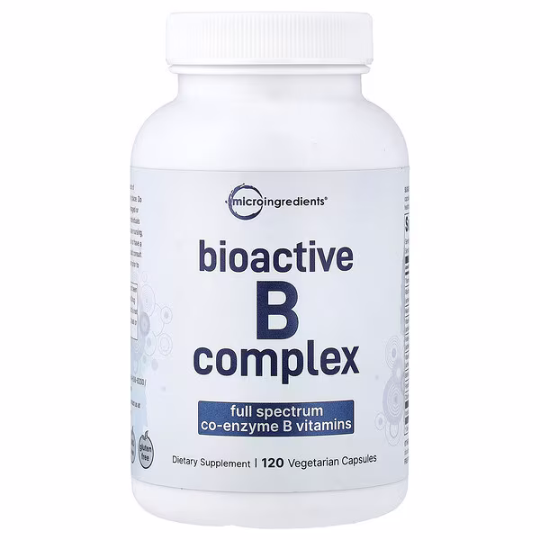 Micro Ingredients, Bioactive B Complex, 120 Vegetarian Capsules