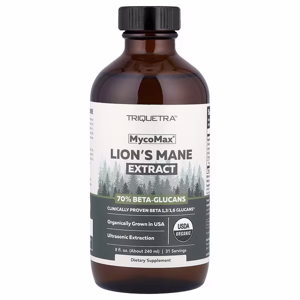 Triquetra Health, MycoMax®, Lion's Mane Extract, 8 fl oz (240 ml)