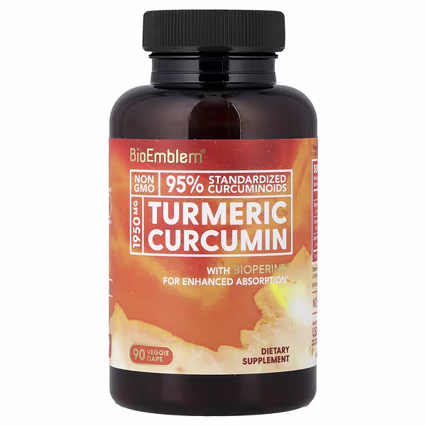 BioEmblem, Turmeric Curcumin, 90 Veggie Caps