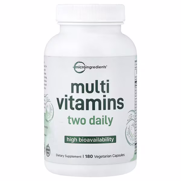 Micro Ingredients, Multi Vitamins, High Bioavailability, 180 Vegetarian Capsules