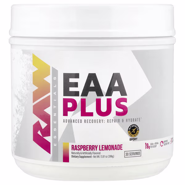 Raw Nutrition, Essentials, EAA Plus, Raspberry Lemonade, 13.97 oz (396 g)