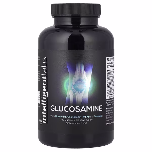 Intelligent Labs, Glucosamine, 180 Capsules