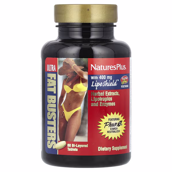NaturesPlus, Ultra Fat Busters, 60 Bi-Layered Tablets