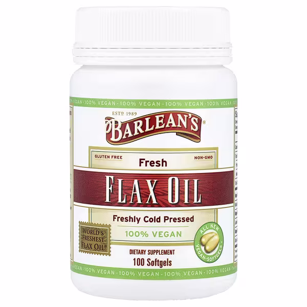 Barlean's, Fresh Flax Oil, 100 Softgels
