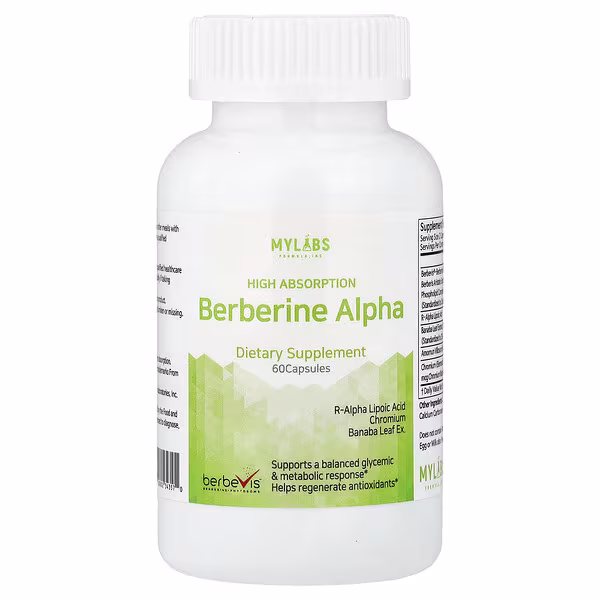 Mylabs, Berberine Alpha, High Absorption, 60 Capsules