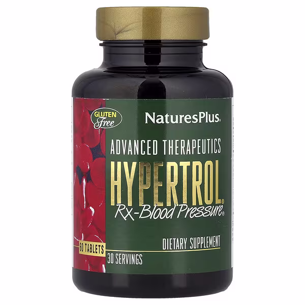 NaturesPlus, Advanced Therapeutics, Hypertrol®, RX Blood Pressure®, 60 Tablets