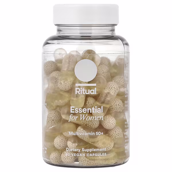 Ritual, Essential for Women, Multivitamin 50+, Mint, 60 Vegan Capsules