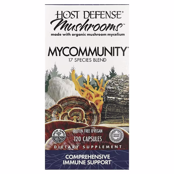 Host Defense, Mushrooms™, MyCommunity®, 120 Capsules