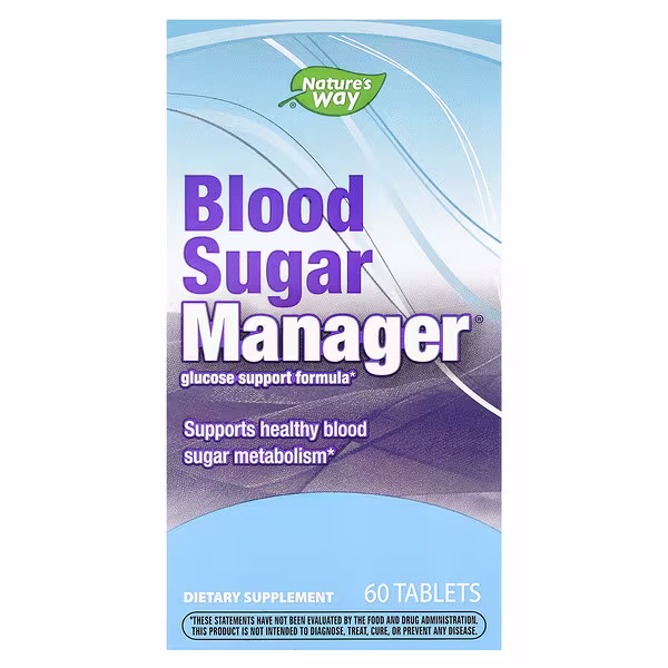 Nature's Way, Blood Sugar Manager, 60 Tablets