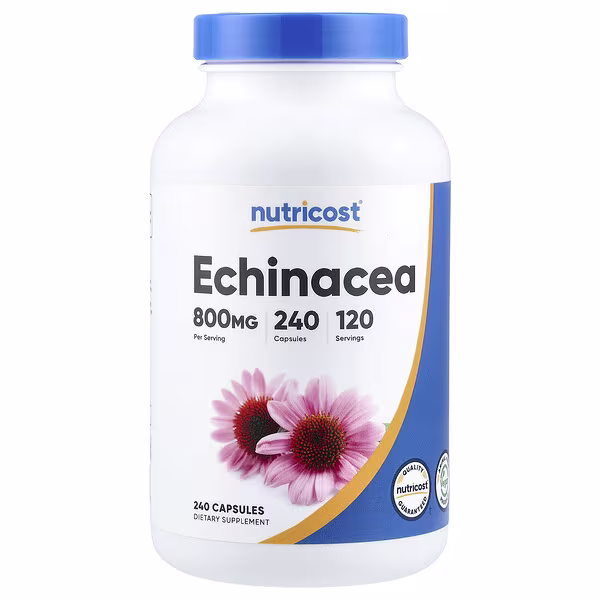 Nutricost, Echinacea, 240 Capsules (400 mg per Capsule)