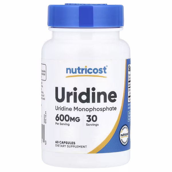 Nutricost, Uridine, 60 Capsules (300 mg per Capsule)
